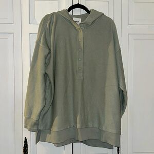 NWOT Oversized Ribbed Aerie Hoodie